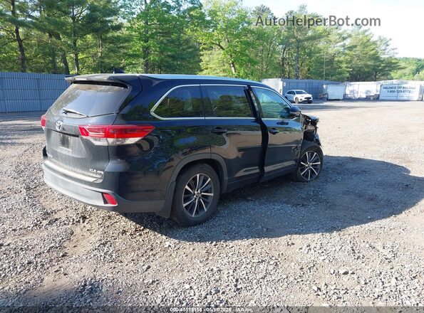 5TDJZRFHXHS421793 2017 TOYOTA HIGHLANDER Черный Задняя правая четверть