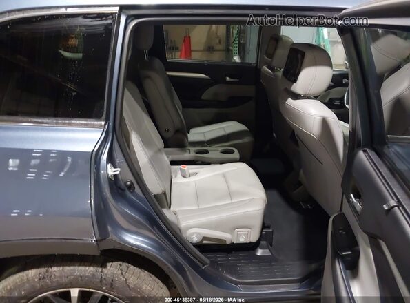 5TDJZRFHXJS900169 2018 TOYOTA HIGHLANDER Blue VIN კოდის სტიკერის ხედი