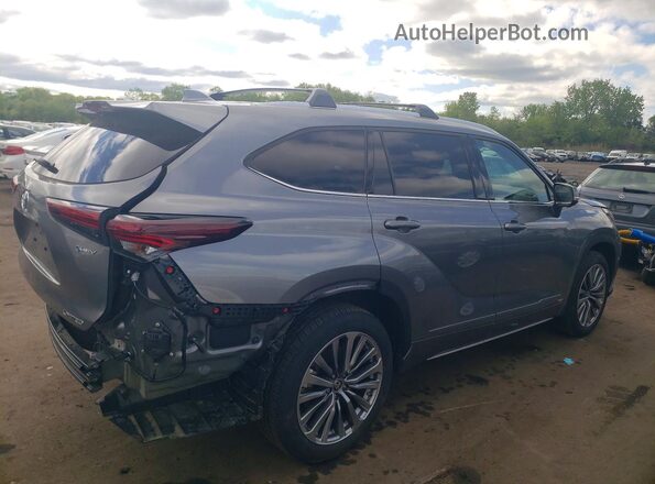 5TDKBRCH0SS658166 2025 TOYOTA HIGHLANDER Gray Tył prawy