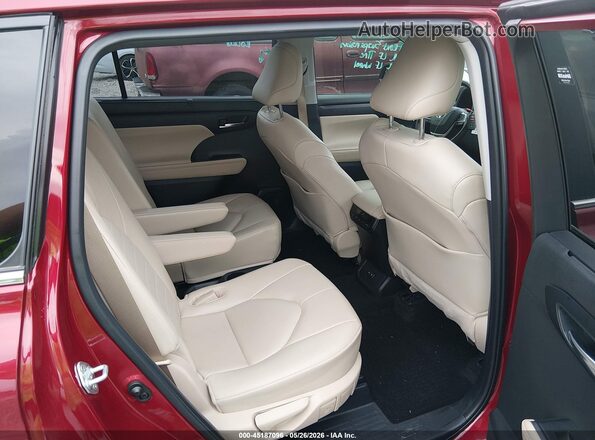 5TDKDRAH0RS547298 2024 TOYOTA HIGHLANDER Темно-бордовый Вид наклейки с VIN-кодом