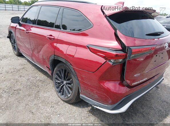 5TDKDRAH1PS507924 2023 TOYOTA HIGHLANDER Maroon წინა ხედი