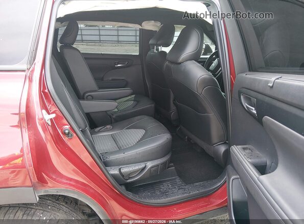 5TDKDRAH1PS507924 2023 TOYOTA HIGHLANDER Maroon VIN კოდის სტიკერის ხედი
