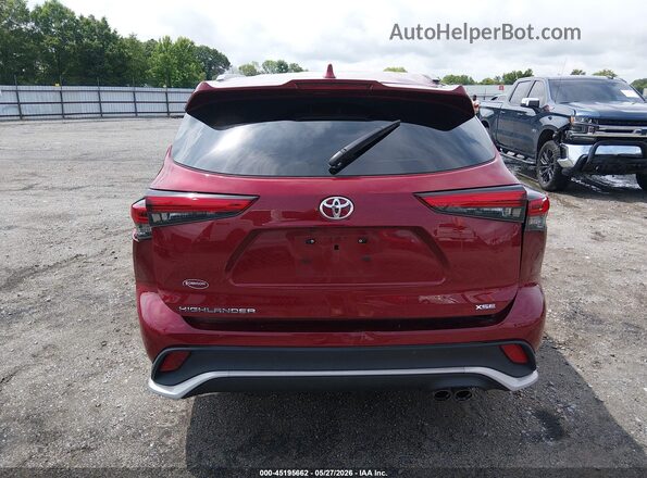 5TDKDRAH1PS507924 2023 TOYOTA HIGHLANDER Maroon 