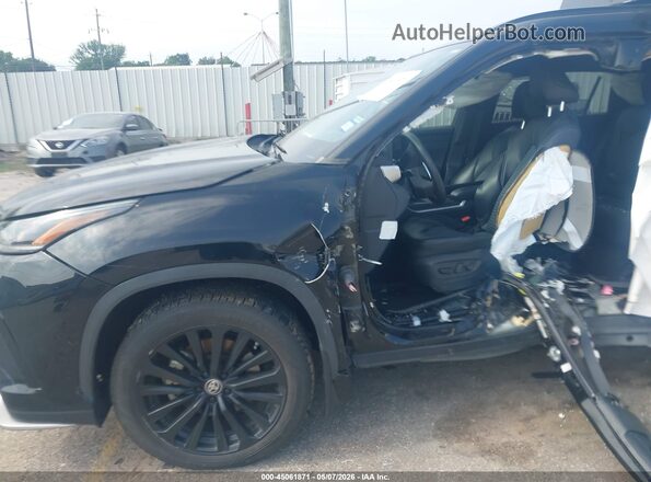 5TDKDRAH2PS016875 2023 TOYOTA HIGHLANDER Black Вид спереду