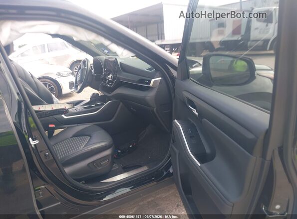 5TDKDRAH2PS016875 2023 TOYOTA HIGHLANDER Black Вид салону спереду