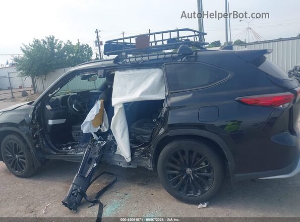 5TDKDRAH2PS016875 2023 TOYOTA HIGHLANDER Black Вид задньої частини салону