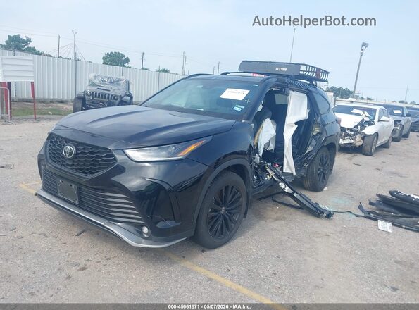5TDKDRAH2PS016875 2023 TOYOTA HIGHLANDER Black Передня ліва чверть