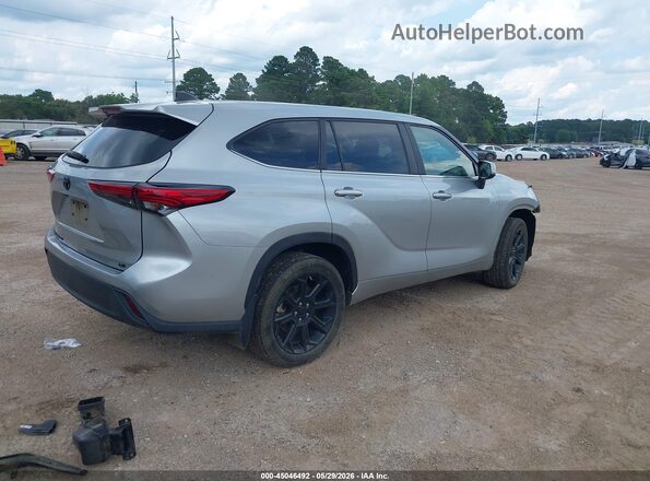 5TDKDRAH3PS041283 2023 TOYOTA HIGHLANDER Silver Задня права чверть