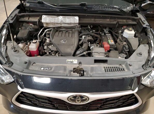 5TDKDRAH4PS027361 2023 TOYOTA HIGHLANDER Black Widok komory silnika
