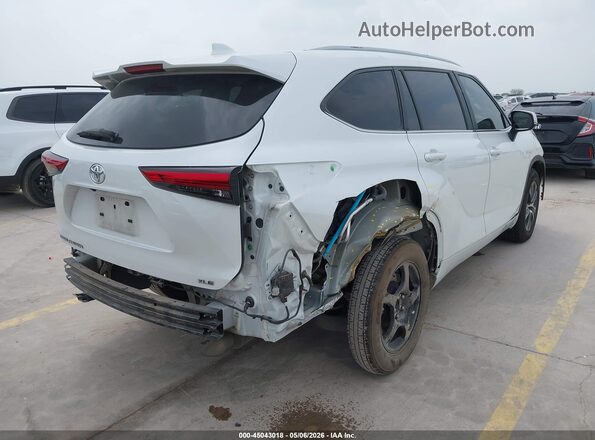 5TDKDRAH6PS000341 2023 TOYOTA LE White Задня права чверть