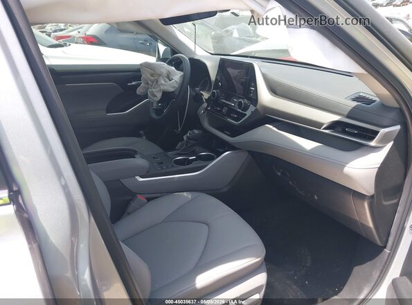 5TDKDRAH6PS524962 2023 TOYOTA LE Серебряный Вид салона спереди