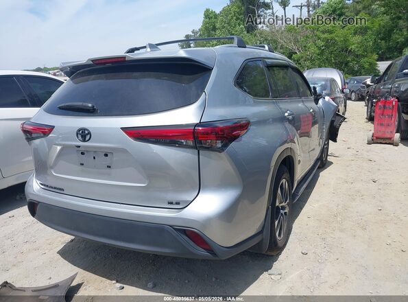 5TDKDRAH6PS524962 2023 TOYOTA LE Серебряный Задняя правая четверть