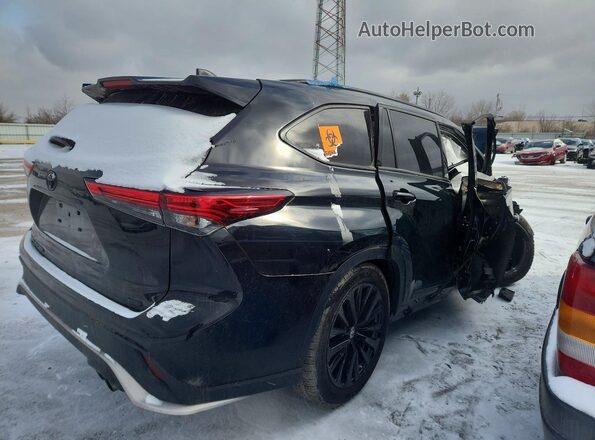 5TDKDRAH7PS028066 2023 TOYOTA HIGHLANDER Black Trasero derecho