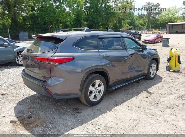 5TDKDRAH7PS047202 2023 TOYOTA HIGHLANDER Gray Задня права чверть