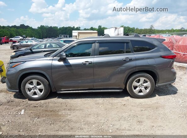 5TDKDRAH7PS047202 2023 TOYOTA HIGHLANDER Gray Панорамний вид салону 360°