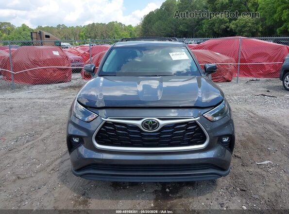 5TDKDRAH7PS047202 2023 TOYOTA HIGHLANDER Gray Вид щитка приладів