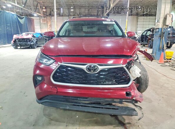 5TDKDRAH7PS501366 2023 TOYOTA HIGHLANDER Red 