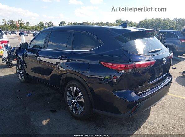 5TDKDRAH7PS503361 2023 TOYOTA HIGHLANDER Blue უკანა მარცხენა