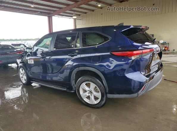 5TDKDRAH8PS500081 2023 TOYOTA HIGHLANDER Blue 