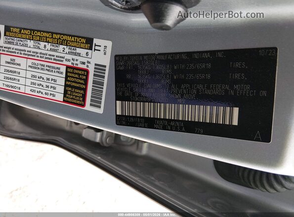 5TDKDRAH9PS524700 2023 TOYOTA LE Silver Engine compartment view