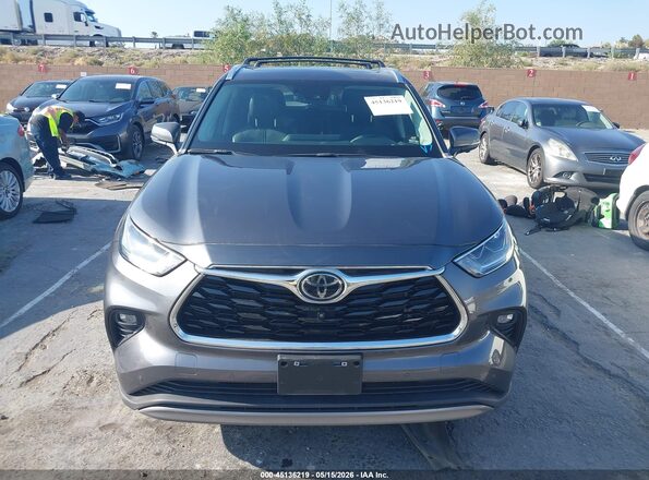 5TDKDRAHXPS043273 2023 TOYOTA HIGHLANDER Gray Vista del cuadro de instrumentos
