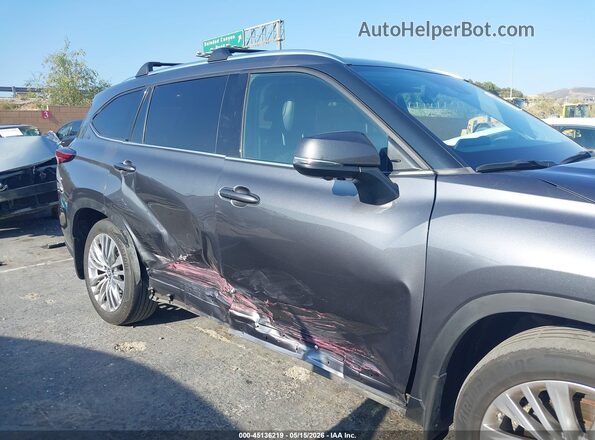 5TDKDRAHXPS043273 2023 TOYOTA HIGHLANDER Gray Vista frontal