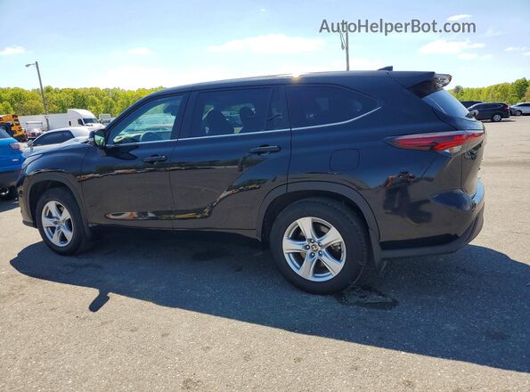 5TDKDRBH1SS582243 2025 TOYOTA HIGHLANDER Black უკანა მარცხენა