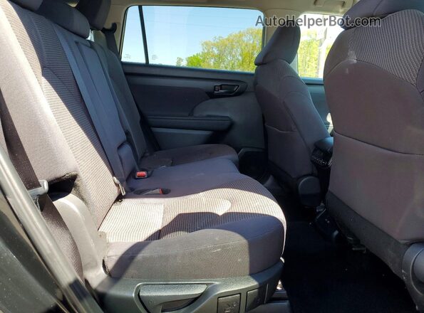 5TDKDRBH1SS582243 2025 TOYOTA HIGHLANDER Black უკანა სალონის ხედი