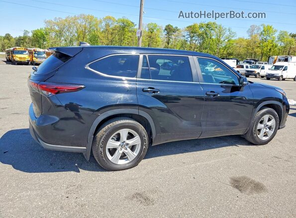 5TDKDRBH1SS582243 2025 TOYOTA HIGHLANDER Black უკანა მარჯვენა