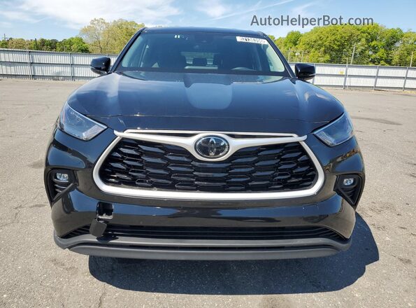 5TDKDRBH1SS582243 2025 TOYOTA HIGHLANDER Black სალონის 360-გრადუსიანი ხედი