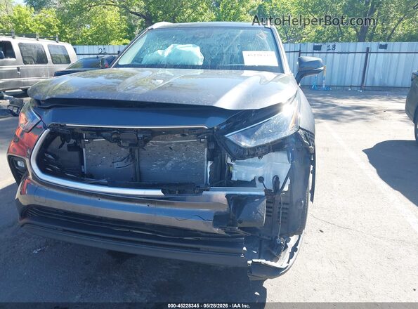 5TDKDRBH1SS588656 2025 TOYOTA HIGHLANDER Gray Դիմացի տեսք