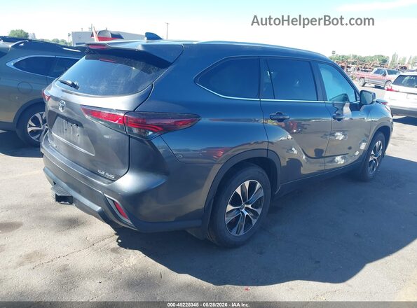 5TDKDRBH1SS588656 2025 TOYOTA HIGHLANDER Gray Հետևի աջ