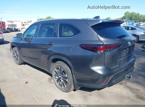 5TDKDRBH1SS588656 2025 TOYOTA HIGHLANDER Gray Հետևի ձախ