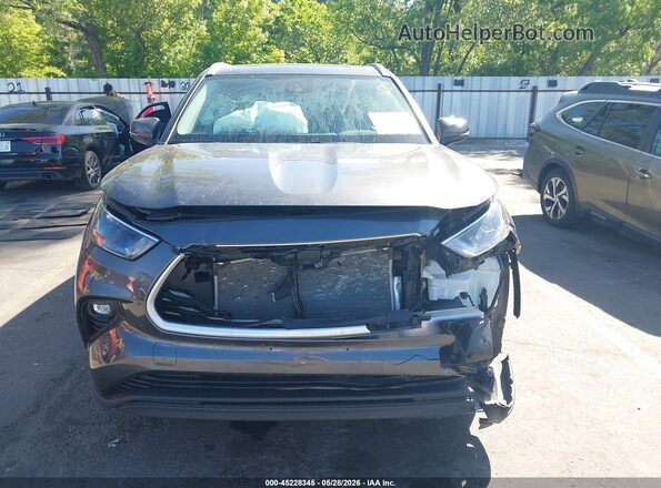 5TDKDRBH1SS588656 2025 TOYOTA HIGHLANDER Gray Սարքավորումների վահանակի տեսք