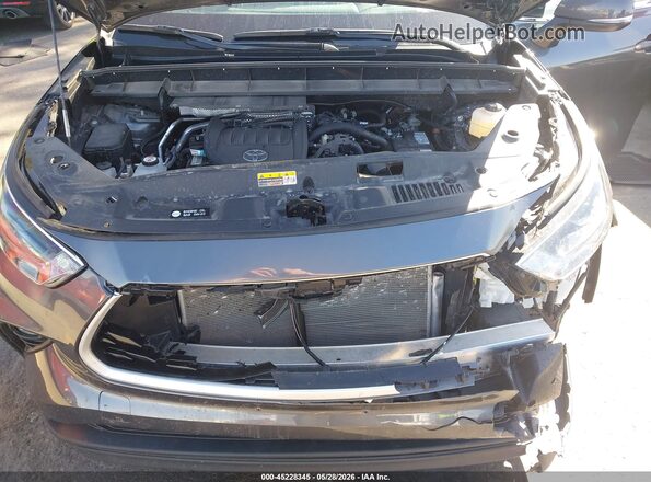 5TDKDRBH1SS588656 2025 TOYOTA HIGHLANDER Gray Հետևի տեսք