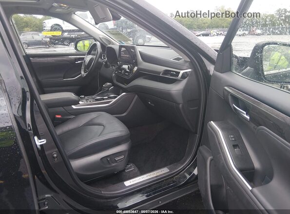 5TDKDRBH2PS008371 2023 TOYOTA LIMITED Black წინა სალონის ხედი