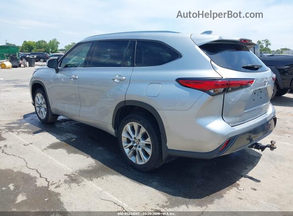 5TDKDRBH2PS035635 2023 TOYOTA HIGHLANDER Silver Trasero izquierdo