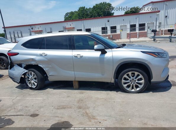 5TDKDRBH2PS035635 2023 TOYOTA HIGHLANDER Silver Vista interior trasera