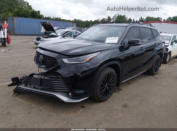 5TDKDRBH2SS581098 2025 TOYOTA HIGHLANDER Black Front left