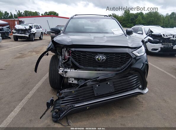 5TDKDRBH2SS581098 2025 TOYOTA HIGHLANDER Black Rear interior view