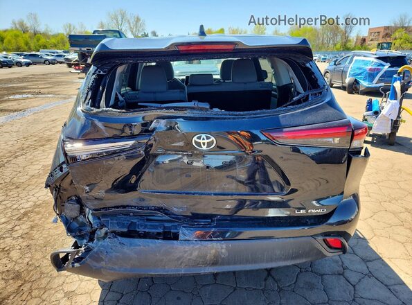 5TDKDRBH3SS589596 2025 TOYOTA HIGHLANDER Black უკანა ხედი