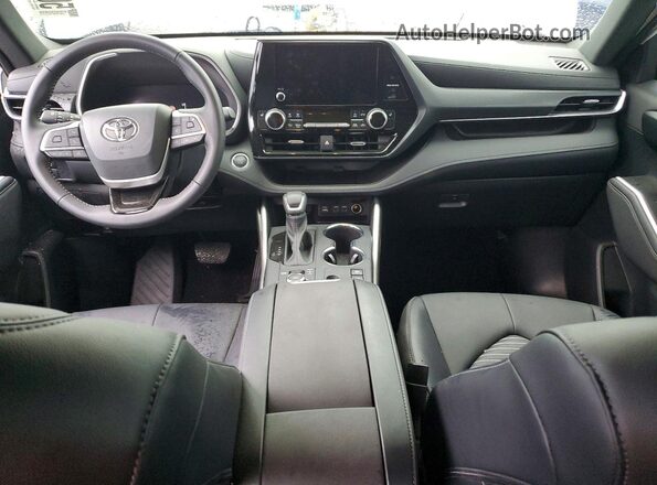 5TDKDRBH4SS584486 2025 TOYOTA HIGHLANDER White Dashboard view