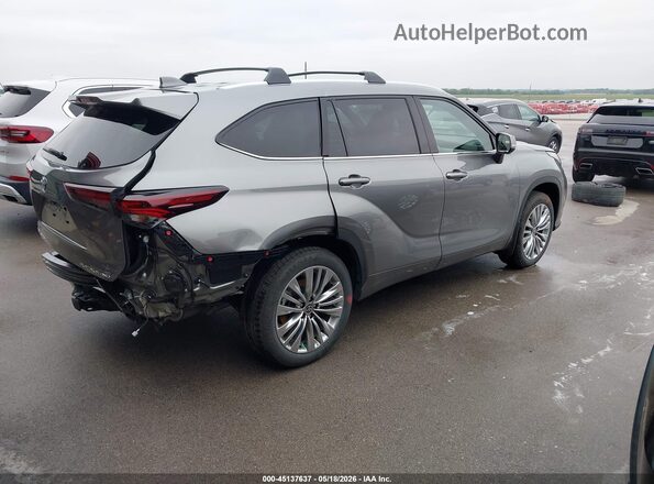 5TDKDRBH4SS590403 2025 TOYOTA HIGHLANDER Gray უკანა მარჯვენა