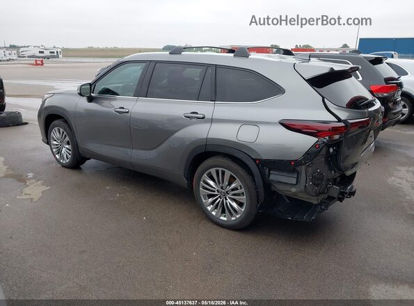 5TDKDRBH4SS590403 2025 TOYOTA HIGHLANDER Gray უკანა მარცხენა