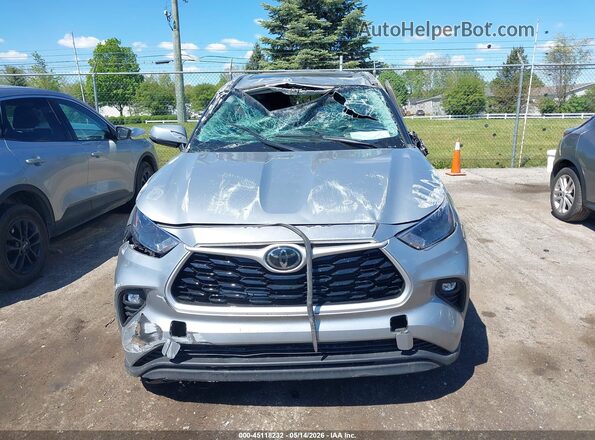 5TDKDRBH7PS026882 2023 TOYOTA HIGHLANDER Silver ხელსაწყოთა პანელის ხედი