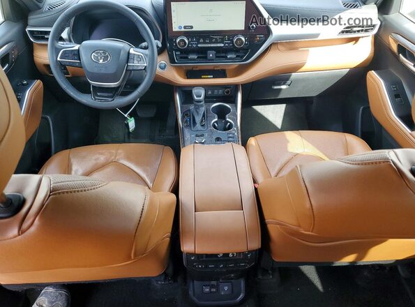 5TDKDRBH7PS519283 2023 TOYOTA HIGHLANDER Silver Vista del salpicadero