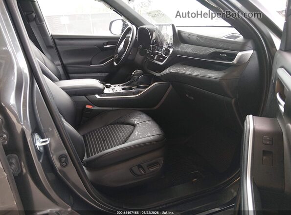 5TDKDRBH8SS588427 2025 TOYOTA HIGHLANDER Gray Սալոնի դիմացի տեսք