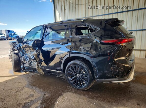 5TDKDRBH8SS589366 2025 TOYOTA HIGHLANDER Black უკანა მარცხენა