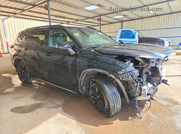 5TDKDRBH8SS589366 2025 TOYOTA HIGHLANDER Black წინა მარჯვენა