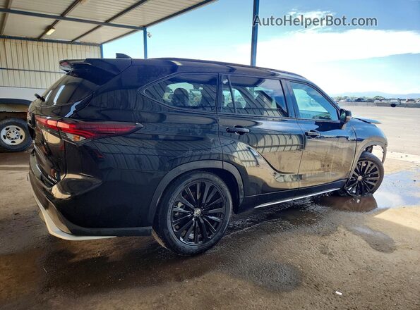5TDKDRBH8SS589366 2025 TOYOTA HIGHLANDER Black უკანა მარჯვენა
